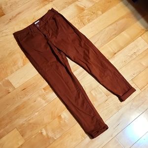 Market & Spruce mid rise skinny cuffed ankle pants size 6